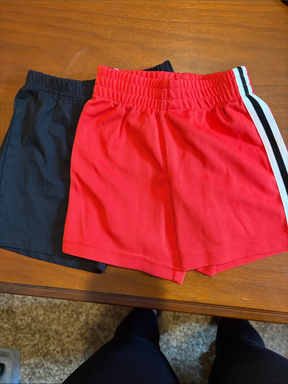 Circo Kids Two-Pack Shorts - Red & Black